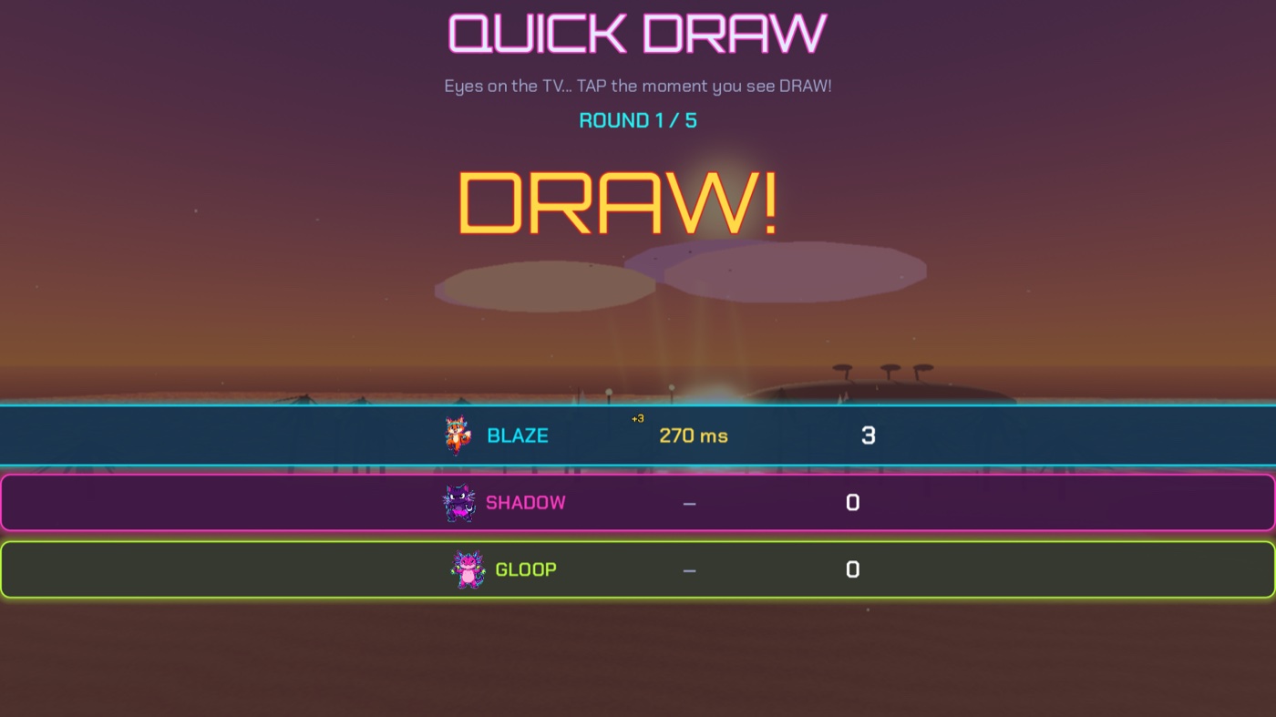 Quick Draw minigame